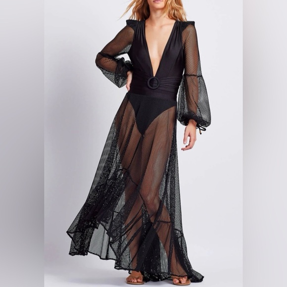 PatBO Other - NETTED BEACH SKIRT